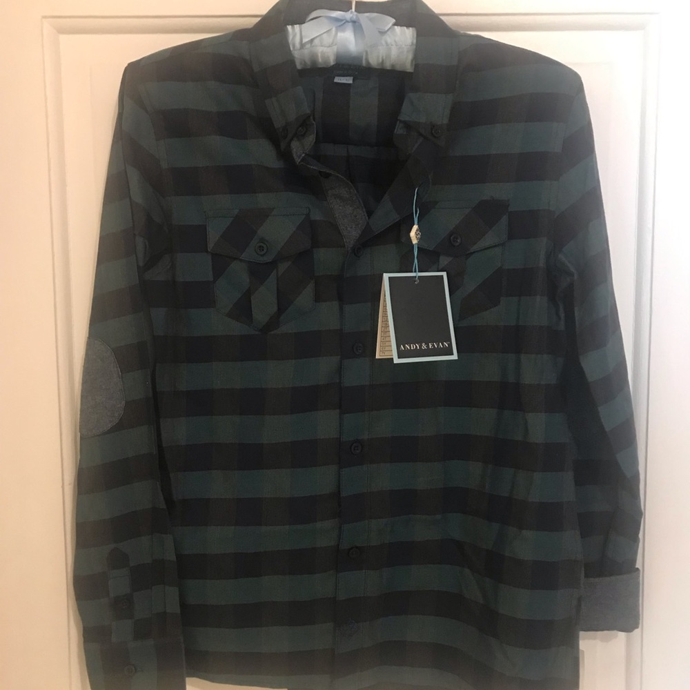 Andy & Evan Boys Long Sleeve Shirt, 11/12